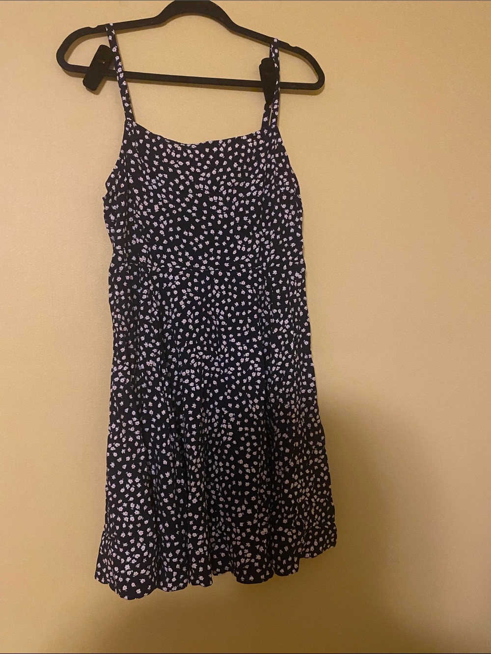 GAP Navy Floral Spaghetti-Strap Sundress
